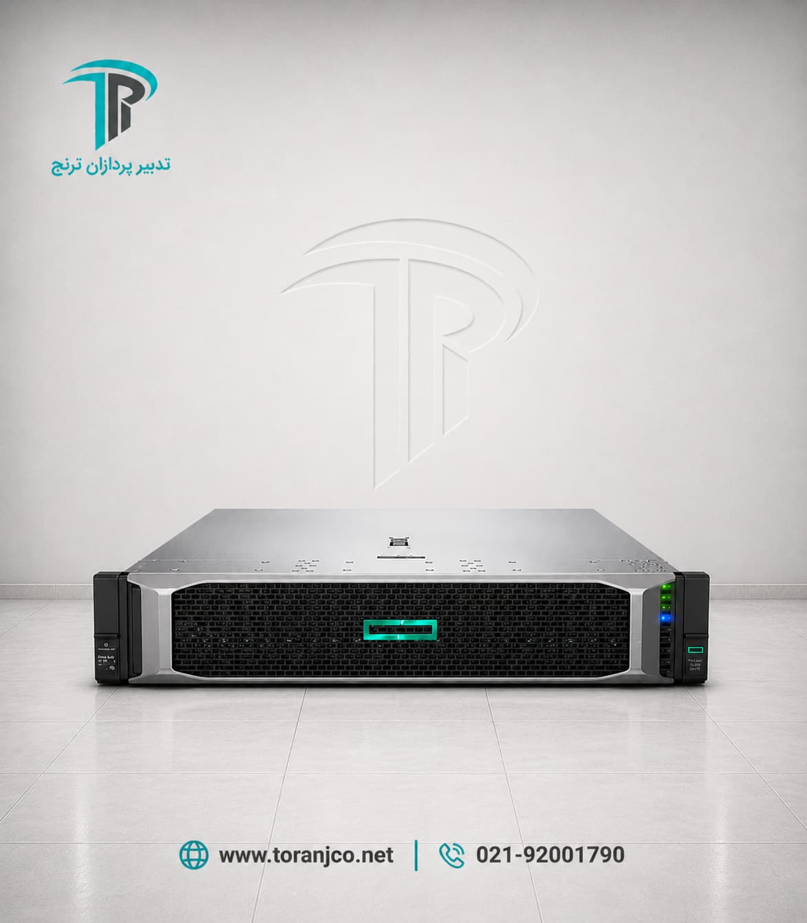 1-HPE PROLIANT DL380 GEN 10PLUS SERVER 8SFF عکس اصلی
