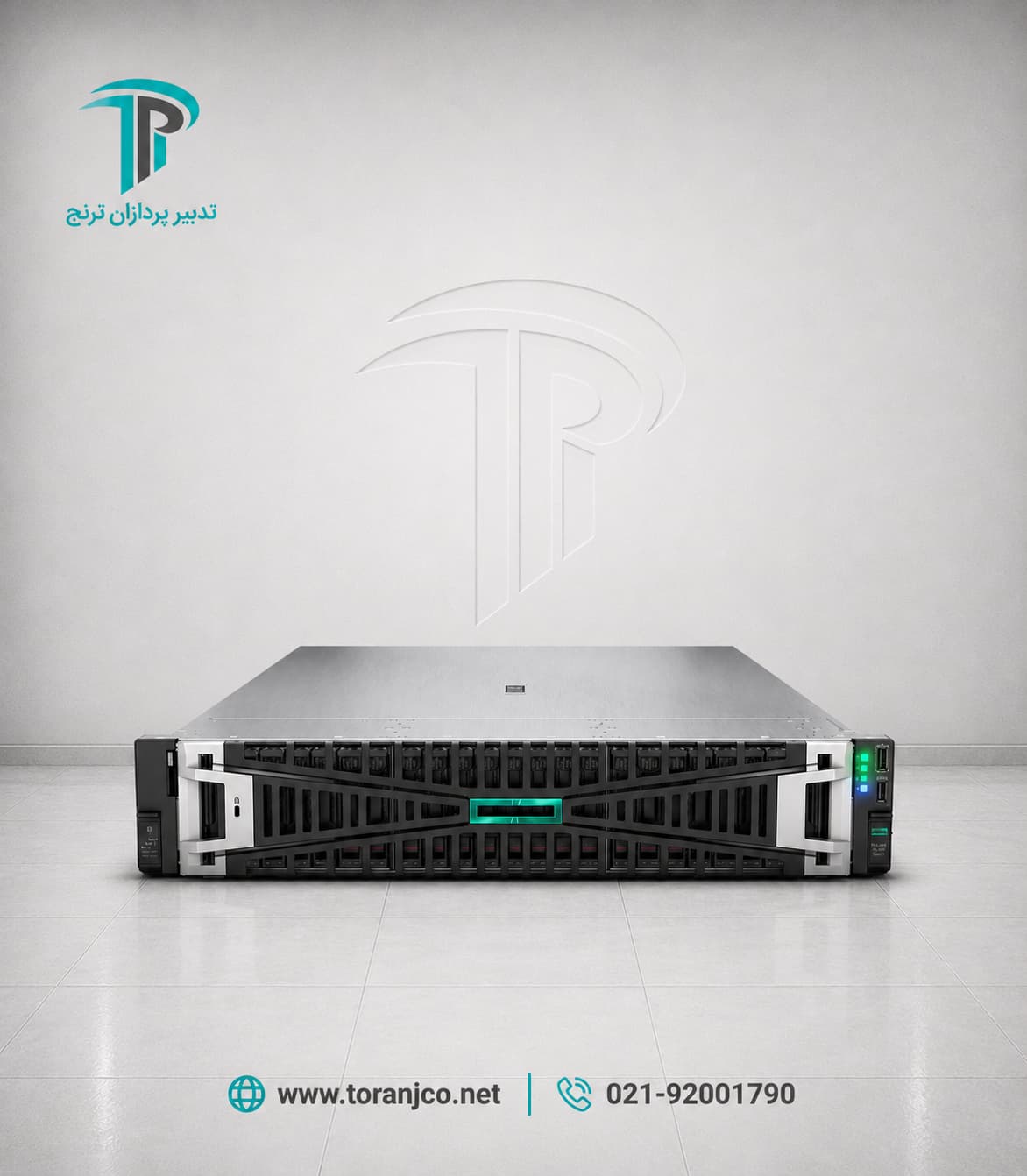 1-HPE PROLIANT DL380 GEN 11 SERVER 8SFF عکس از نمای روبه رو